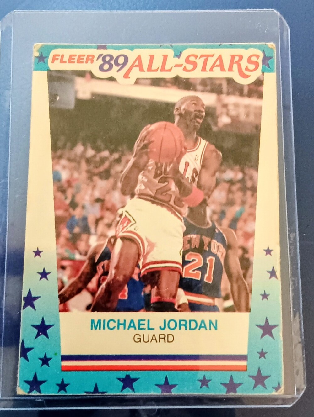 Michael Jordan 1989-90 Fleer - All-Stars Sticker #3